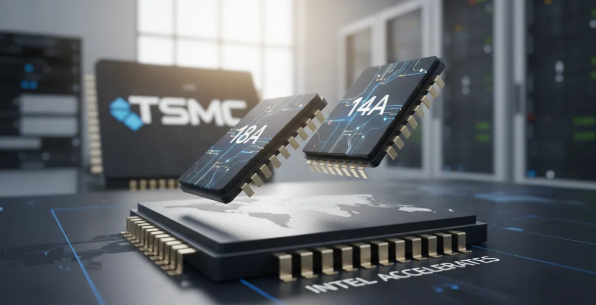 Intel accelera verso il primato mondiale: i nodi 18A e 14A pronti a scavalcare TSMC