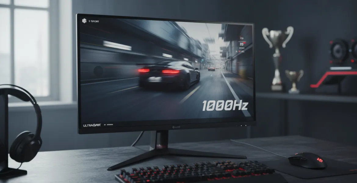 LG UltraGear 25G590B: il primo monitor da 1000 Hz rivoluziona il gaming e-sport