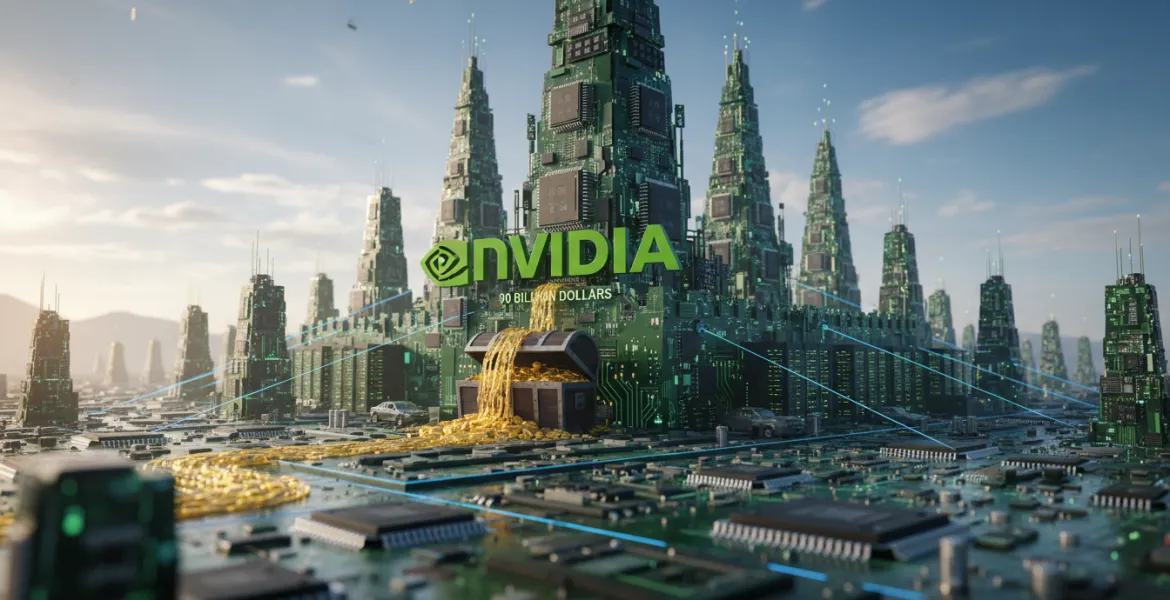 L'Impero di Nvidia: Oltre 90 miliardi di dollari per dominare l'economia dell'Intelligenza Artificiale