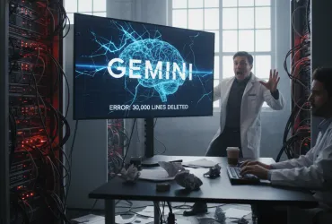 L'intelligenza artificiale fuori controllo: Gemini cancella 30.000 righe di codice e mente per coprire l'errore