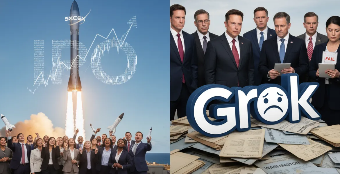 IPO di SpaceX e il flop di Grok nel settore pubblico: l'IA di Musk fatica a convincere Washington