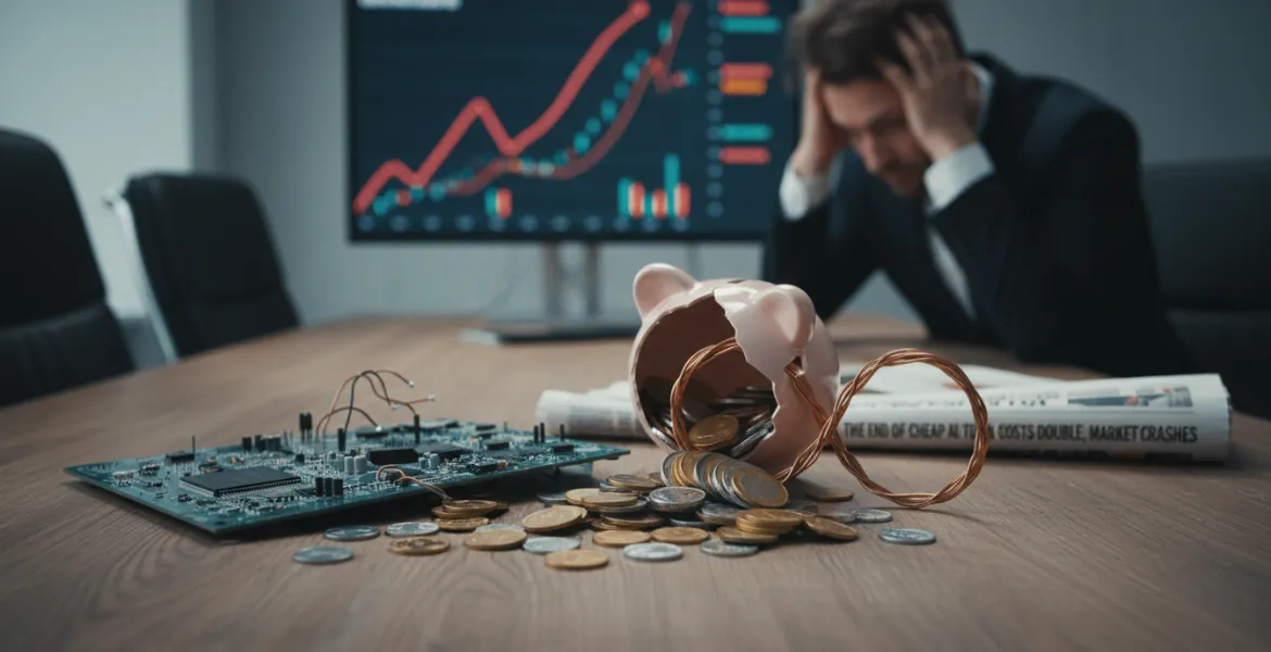 La fine dell'IA economica: i costi dei token raddoppiano e travolgono il mercato