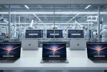 Apple rivoluziona i MacBook Pro: Samsung avvia la produzione dei nuovi display OLED