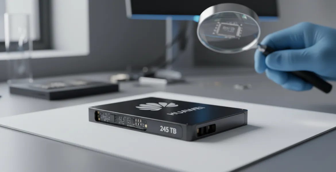 Huawei sfida le sanzioni: arrivano i super SSD da 245 TB con tecnologia DoB