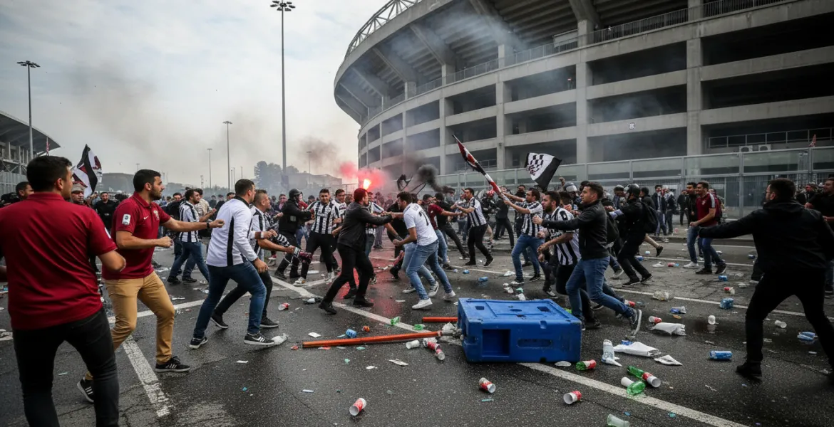 Scontri Derby Torino: Tifoso Juve tra la vita e la morte, lo stadio si ferma nel silenzio