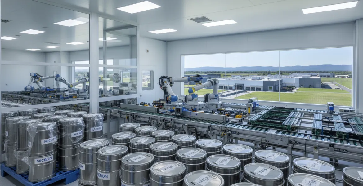 Micron investe 2 miliardi in Virginia per la rinascita delle memorie DDR4