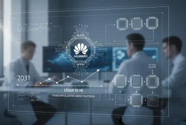 Huawei e la Legge di He: il piano per rivoluzionare i semiconduttori entro il 2031