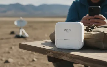 Starlink Mini con batteria integrata: SpaceX rivoluziona la connettività mobile