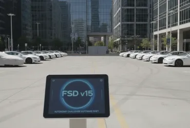 Robotaxi Tesla: la flotta si contrae mentre la sfida dell'autonomia si sposta sul software FSD v15
