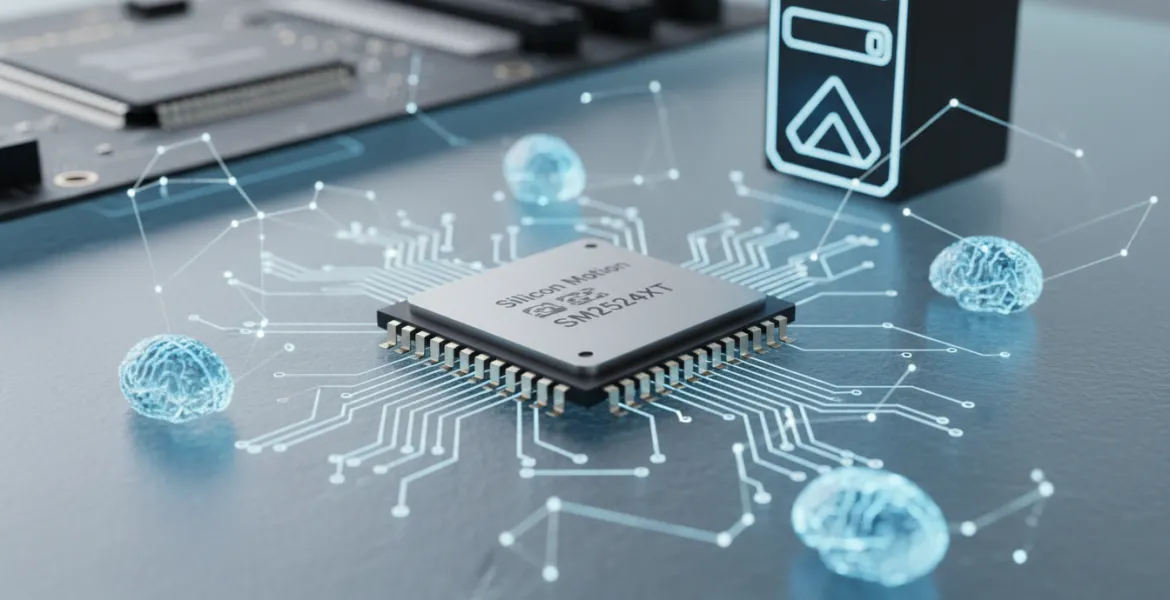 Silicon Motion lancia SM2524XT: la nuova frontiera dei controller SSD per l'era dell'IA