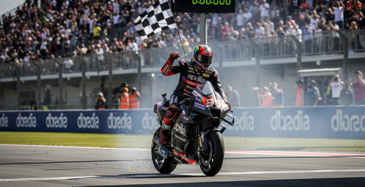 Mugello in estasi: Marco Bezzecchi trionfa su Aprilia nel segno di Alex Zanardi