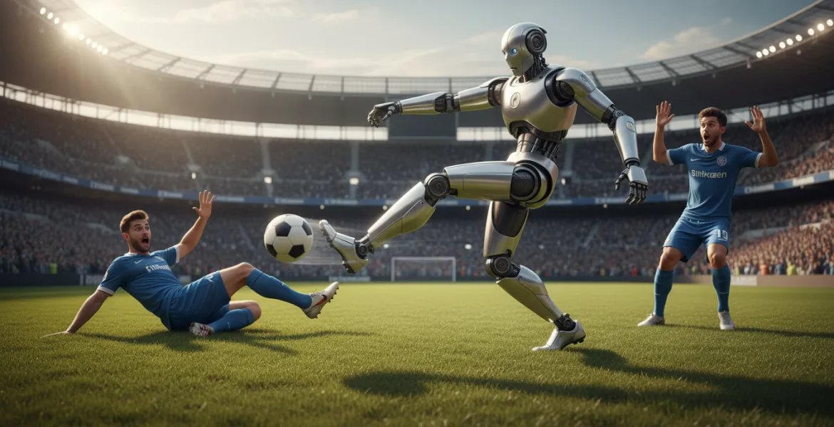 Il robot Atlas di Hyundai incanta il calcio: la Ghost Rabona sfida i campioni umani