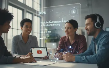 YouTube rivoluziona i podcast: nel 2026 l'IA neurale legge le emozioni e adatta il ritmo