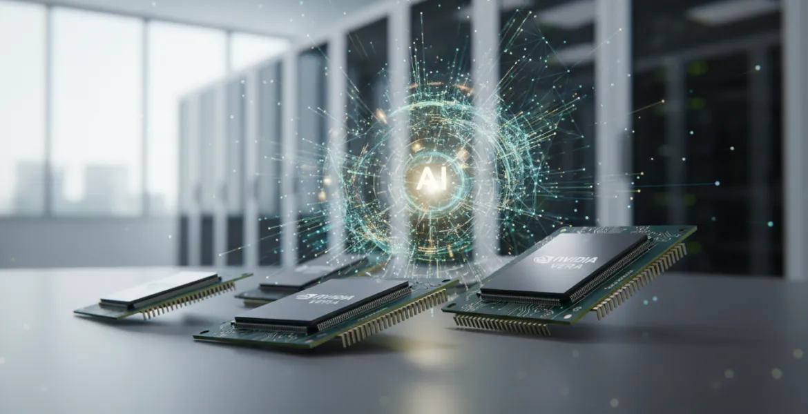 Nvidia rivoluziona l'IA: arrivano i processori Vera per il dominio dell'inferenza