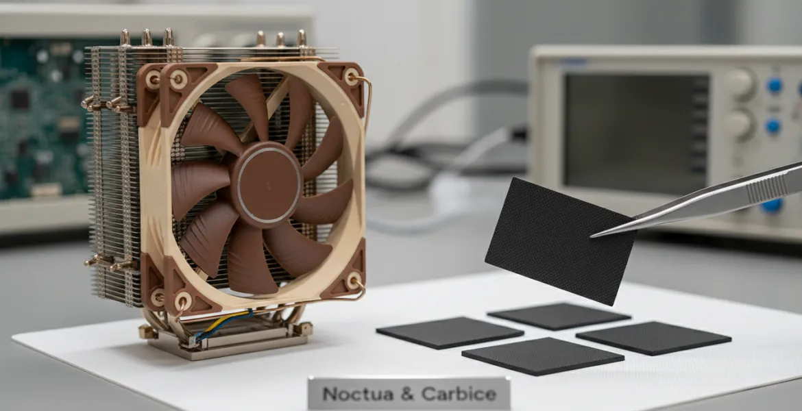 Noctua e Carbice: Rivoluzione con i Pad Termici a nanotubi di carbonio