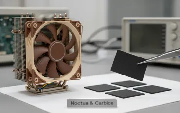 Noctua e Carbice: Rivoluzione con i Pad Termici a nanotubi di carbonio