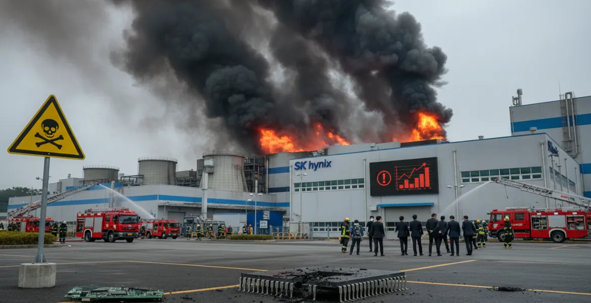 SK hynix: Incendio e allarme chimico a cheongju, trema il mercato globale dei chip