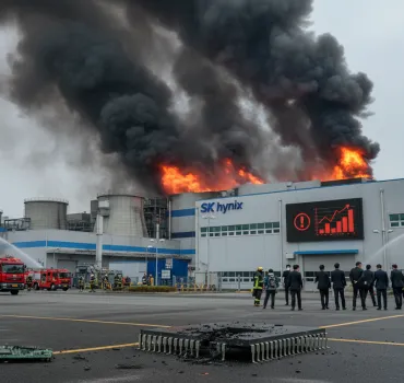 SK hynix: Incendio e allarme chimico a cheongju, trema il mercato globale dei chip