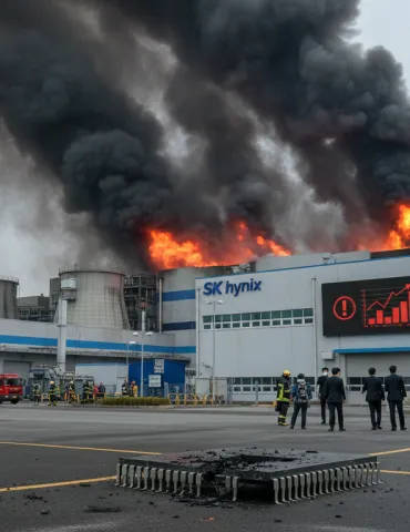 SK hynix: Incendio e allarme chimico a cheongju, trema il mercato globale dei chip