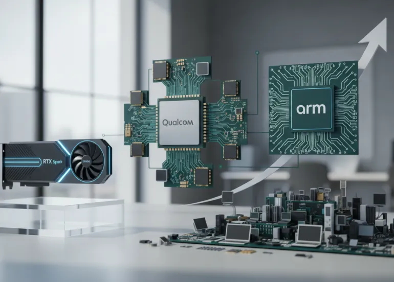 Qualcomm e la sfida dei chip Nvidia RTX Spark: l'architettura Arm domina il mercato PC
