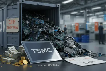 TSMC e il paradosso dei semiconduttori: ricavi record ma la carenza di chip durerà anni