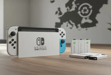 Nintendo Switch 2 e batterie rimovibili: la svolta ecologica parte dall'Europa