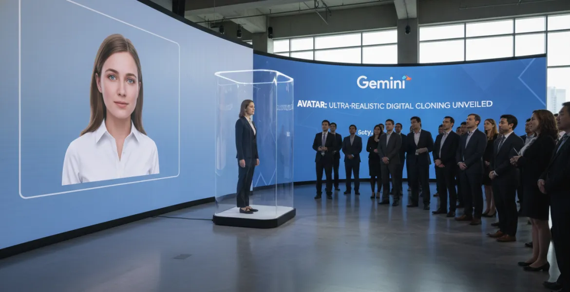 Google Gemini lancia Avatar: la clonazione digitale ultra-realistica diventa realtà