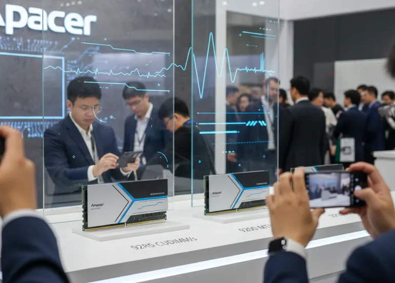 Apacer a Computex 2026: la Nuova Era delle Memorie DDR5 CUDIMM a 9200 MT/s