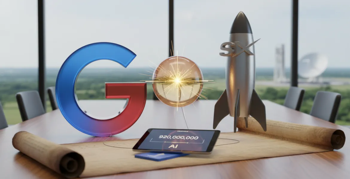 Accordo Storico tra Google e SpaceX: 920 milioni al mese per l'IA