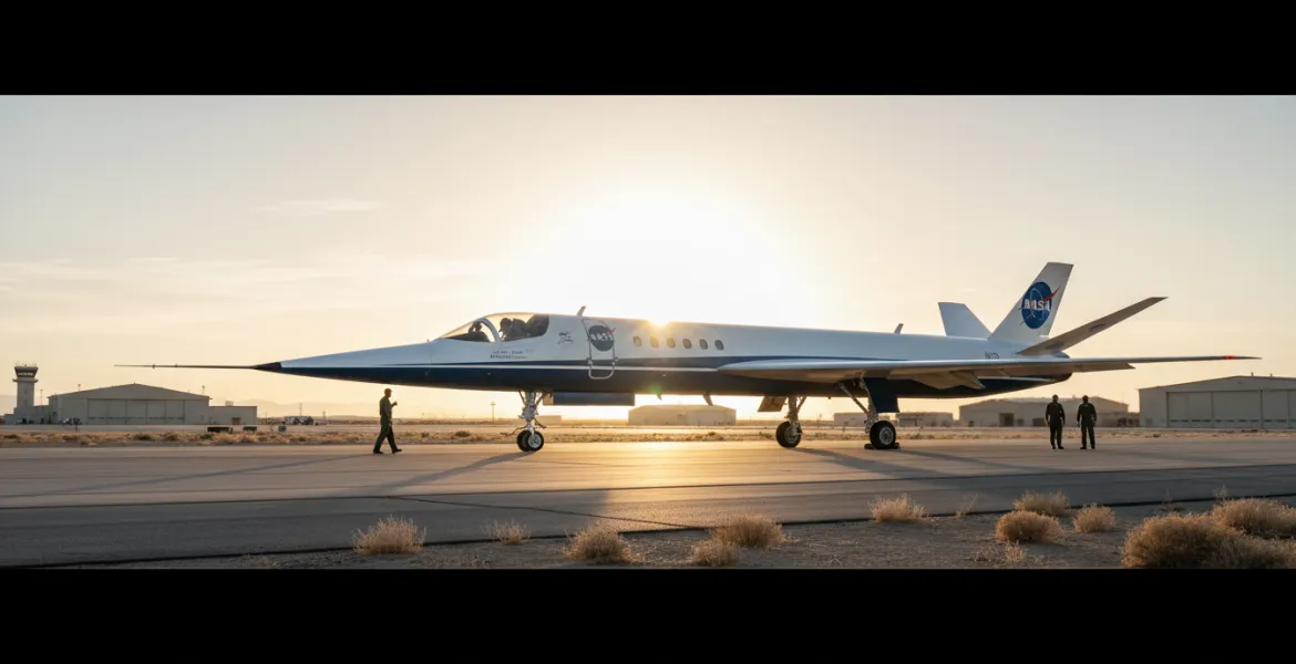 NASA X-59: il futuro del volo supersonico silenzioso è diventato realtà