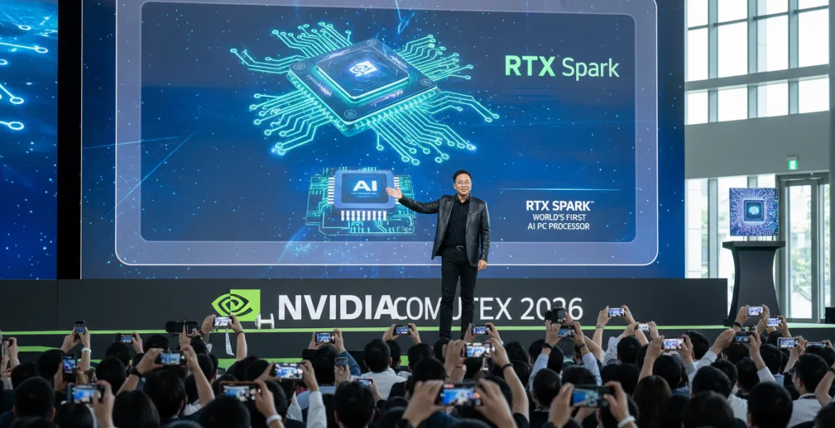 Nvidia scuote il Computex 2026 con RTX Spark: arriva il primo processore PC con cuore IA