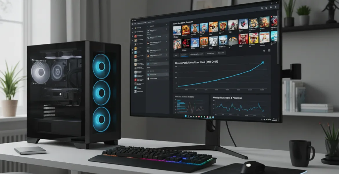 Linux su Steam: tra record storici e anomalie statistiche nel 2026