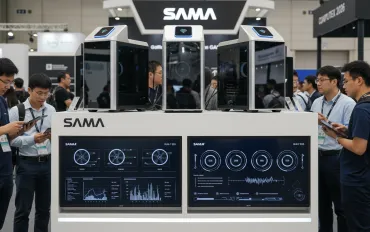 SAMA domina il Computex 2026: case con ricarica GaN e sistemi di raffreddamento a doppio display