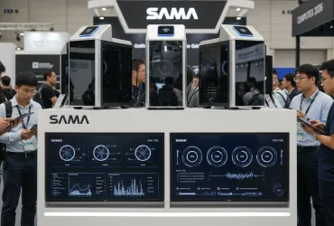 SAMA domina il Computex 2026: case con ricarica GaN e sistemi di raffreddamento a doppio display