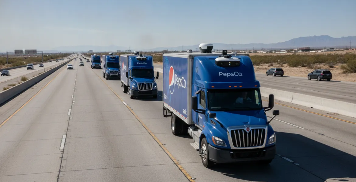 PepsiCo rivoluziona la logistica: i camion autonomi Gatik conquistano le strade americane