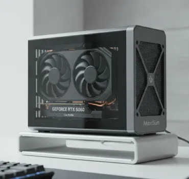 MaxSun rivoluziona i Mini-PC: ecco la GeForce RTX 5060 Low Profile con GDDR7