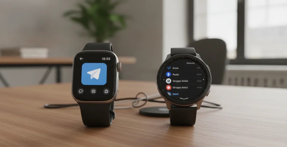 Telegram rivoluziona i dispositivi wearable: nuove app per Apple Watch e Wear OS
