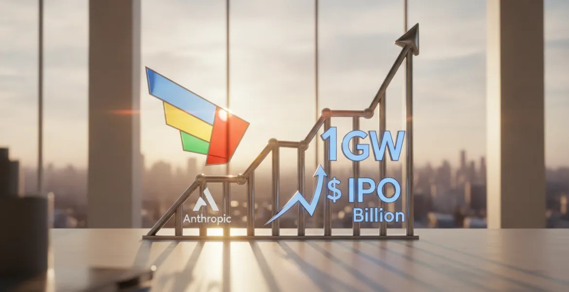 Anthropic e la scalata silenziosa: piano da 1 GW e IPO miliardaria sotto l'ala di Google