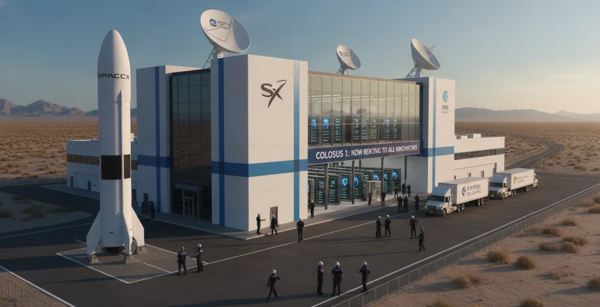 Il paradosso di Colossus 1: SpaceX affitta il suo super data center ai rivali