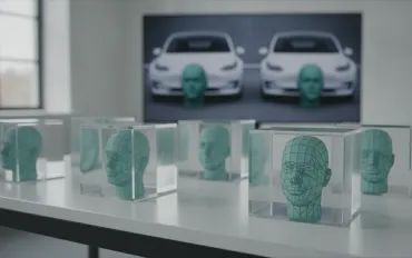Scatole di resina contro l'AI: il pericoloso inganno delle teste 3D sulle Tesla in Cina