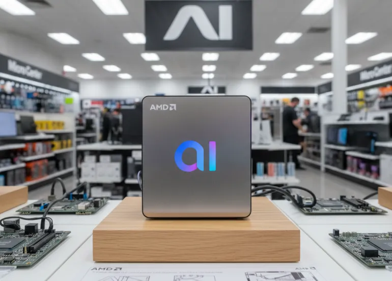 AMD Ryzen AI Halo sbarca da Micro Center: il Mini-PC definitivo per lo sviluppo dell'intelligenza artificiale