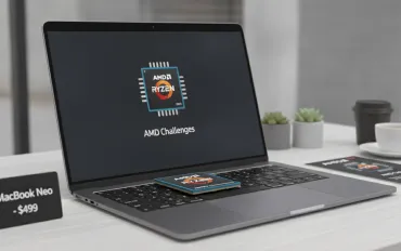 MacBook Neo a 499 dollari: AMD lancia il guanto di sfida con i nuovi chip Ryzen 5 220