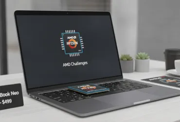MacBook Neo a 499 dollari: AMD lancia il guanto di sfida con i nuovi chip Ryzen 5 220