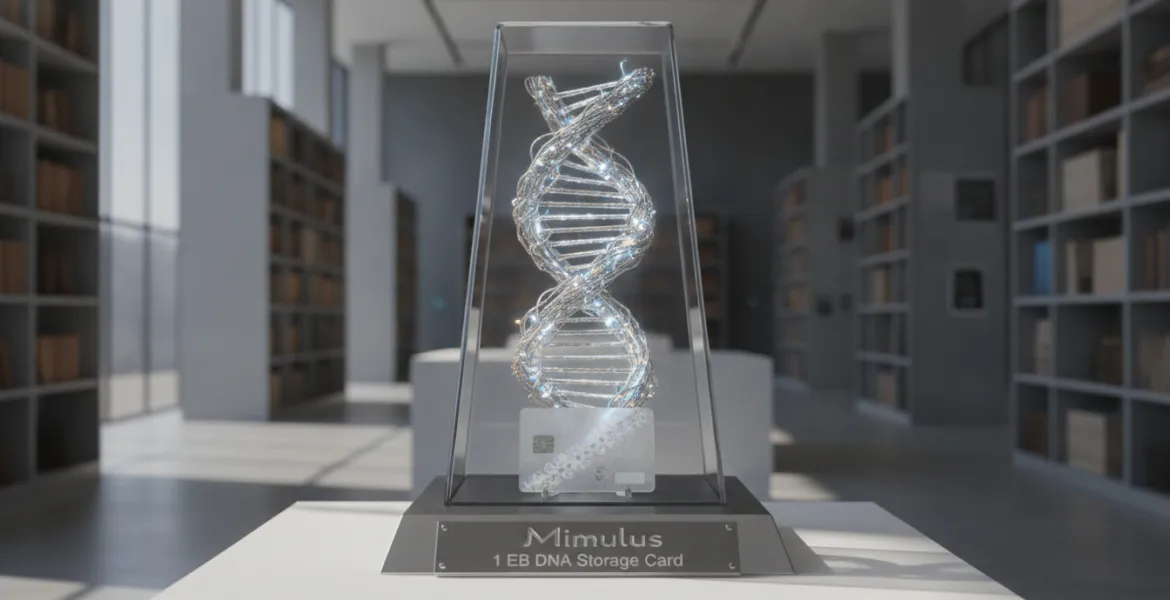 L'era dell'archiviazione eterna: Mimulus lancia la scheda a DNA da un Exabyte