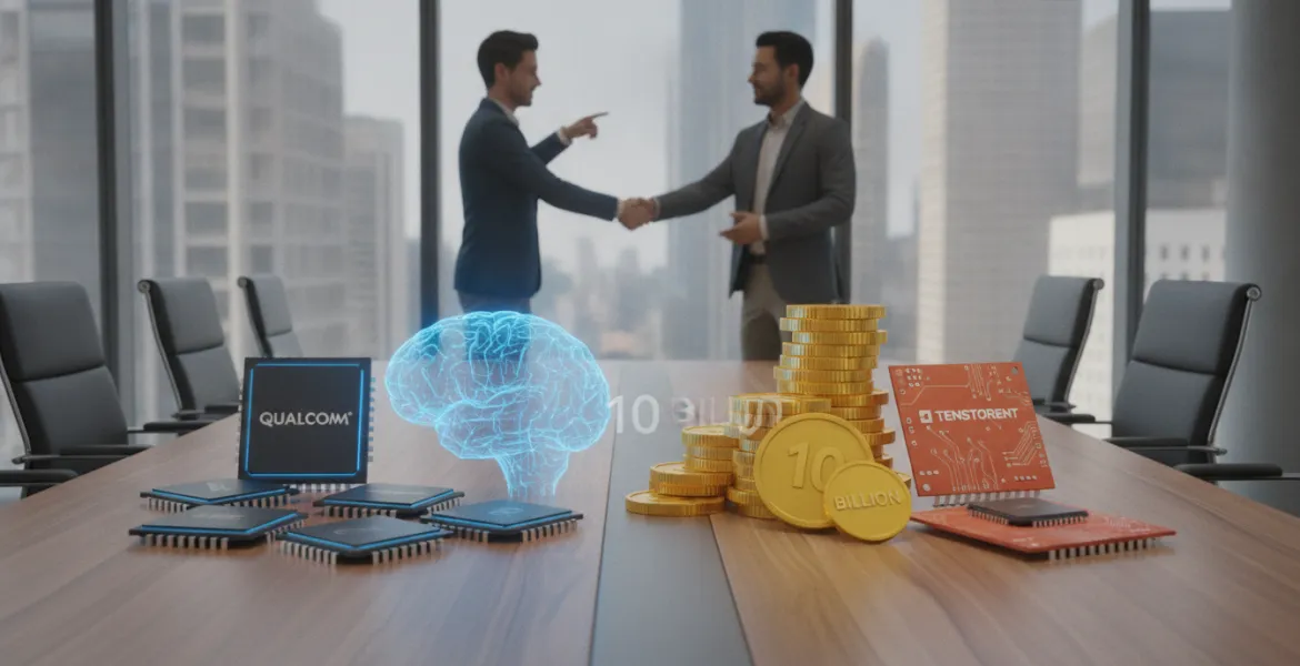 Qualcomm punta all'IA: maxi offerta da 10 miliardi per acquisire Tenstorrent
