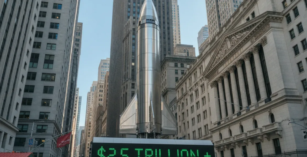 SpaceX domina Wall Street: capitalizzazione record oltre 2,5 trilioni di dollari