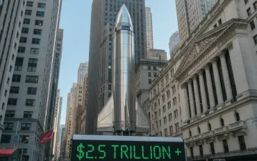 SpaceX domina Wall Street: capitalizzazione record oltre 2,5 trilioni di dollari