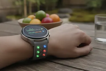 Sharp rivoluziona il settore wearable: Karada Mate Watch monitora le calorie assunte in tempo reale