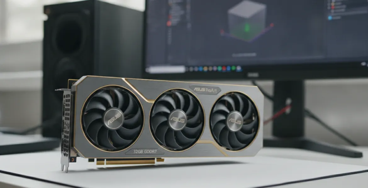 ASUS ProArt RTX 5090: L'Eccellenza dei 32GB GDDR7 per i professionisti