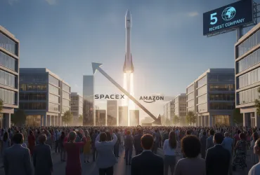 SpaceX scavalca Amazon: è la quinta società più ricca al mondo